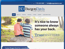 Tablet Screenshot of buzgondavis.com